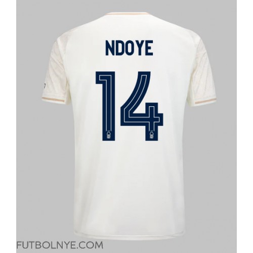 Camiseta Nottingham Forest Dan Ndoye #14 Visitante Equipación 2025-26 manga corta Camiseta Nottingham Forest Dan Ndoye #14 Visitante Equipación 2025-26 manga corta